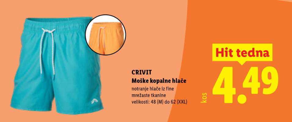 CRIVIT Moške kopalne hlače