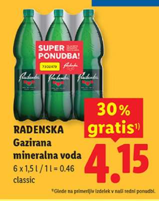 RADENSKA Gazirana mineralna voda