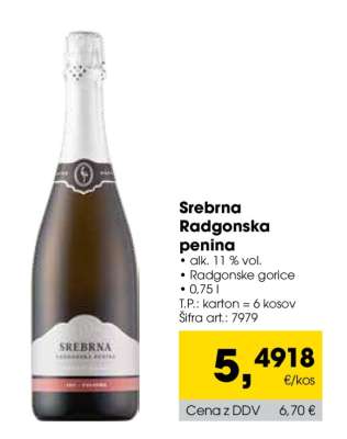 SREBRNA RADGONSKA PENINA