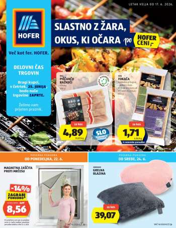 Hofer katalog - 17.6.2026 - 24.6.2026.