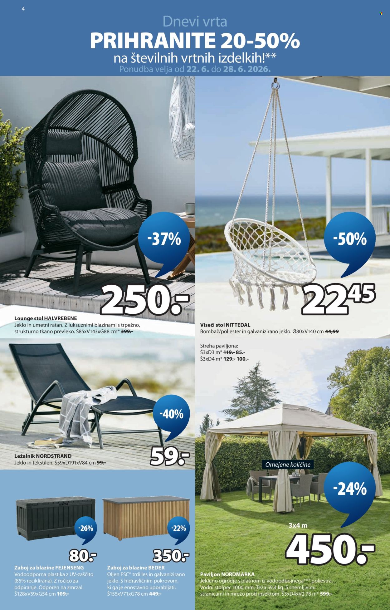 JYSK katalog - 22.6.2026 - 28.7.2026. Stran 5