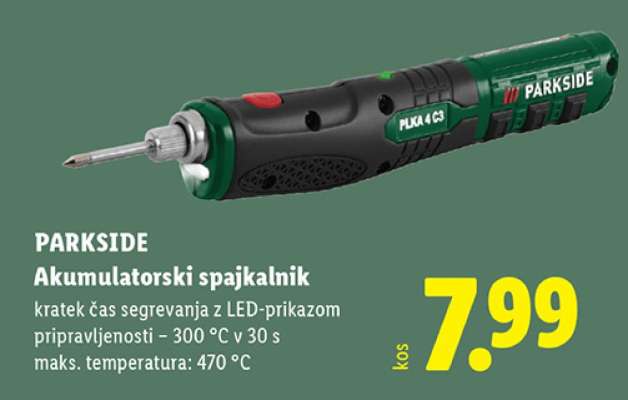 PARKSIDE Akumulatorski spajkalnik