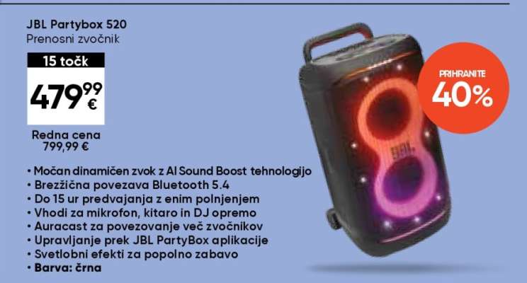 JBL Partybox 520