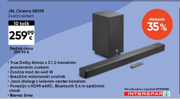 JBL Cinema SB595