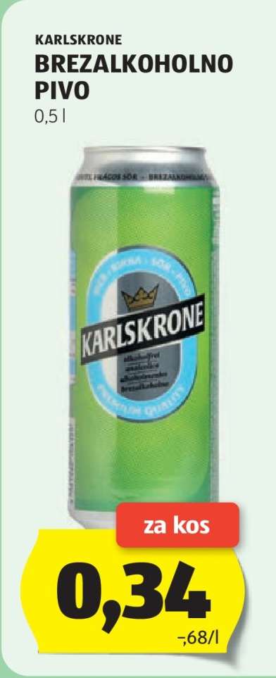 KARLSKRONE BREZALKOHOLNO PIVO