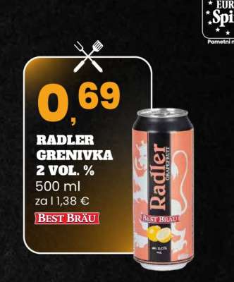 Radler Grenivka 2 Vol. %
