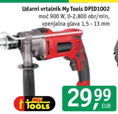 Udarní vrtalnik My Tools DPID1002