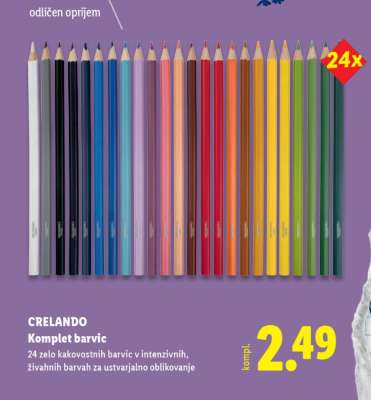 CRELANDO Komplet barvic