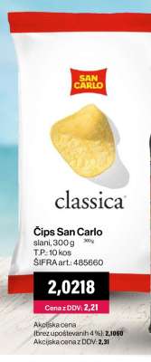 Čips San Carlo