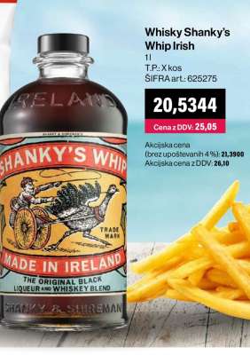 Whisky Shanky's Whip Irish