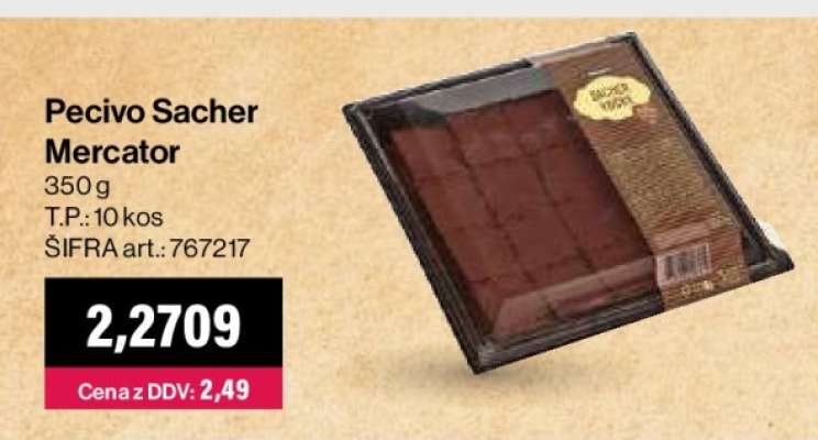 Pecivo Sacher Mercator