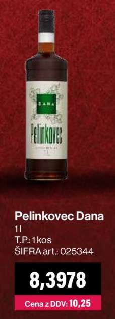 Pelinkovec Dana
