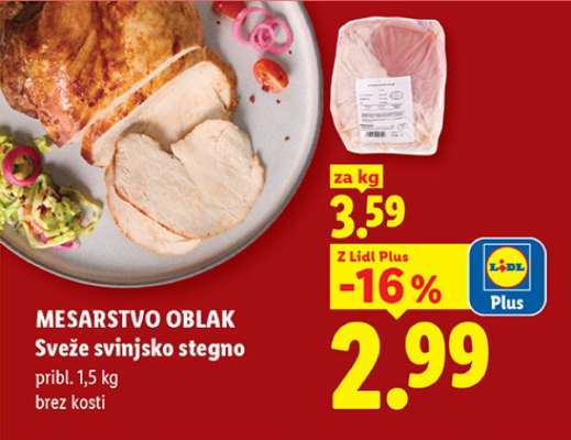 MESARSTVO OBLAK Sveže svinjsko stegno