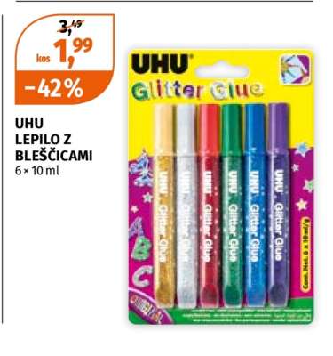 UHU Lepilo z bleščicami