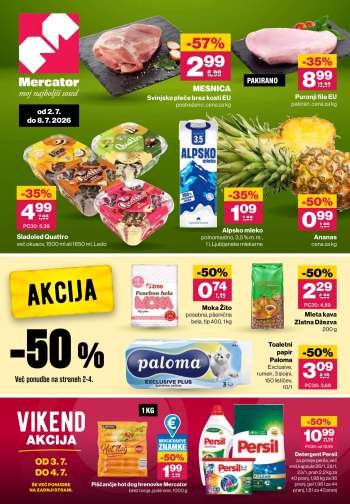 Mercator katalog - 2.7.2026 - 8.7.2026.
