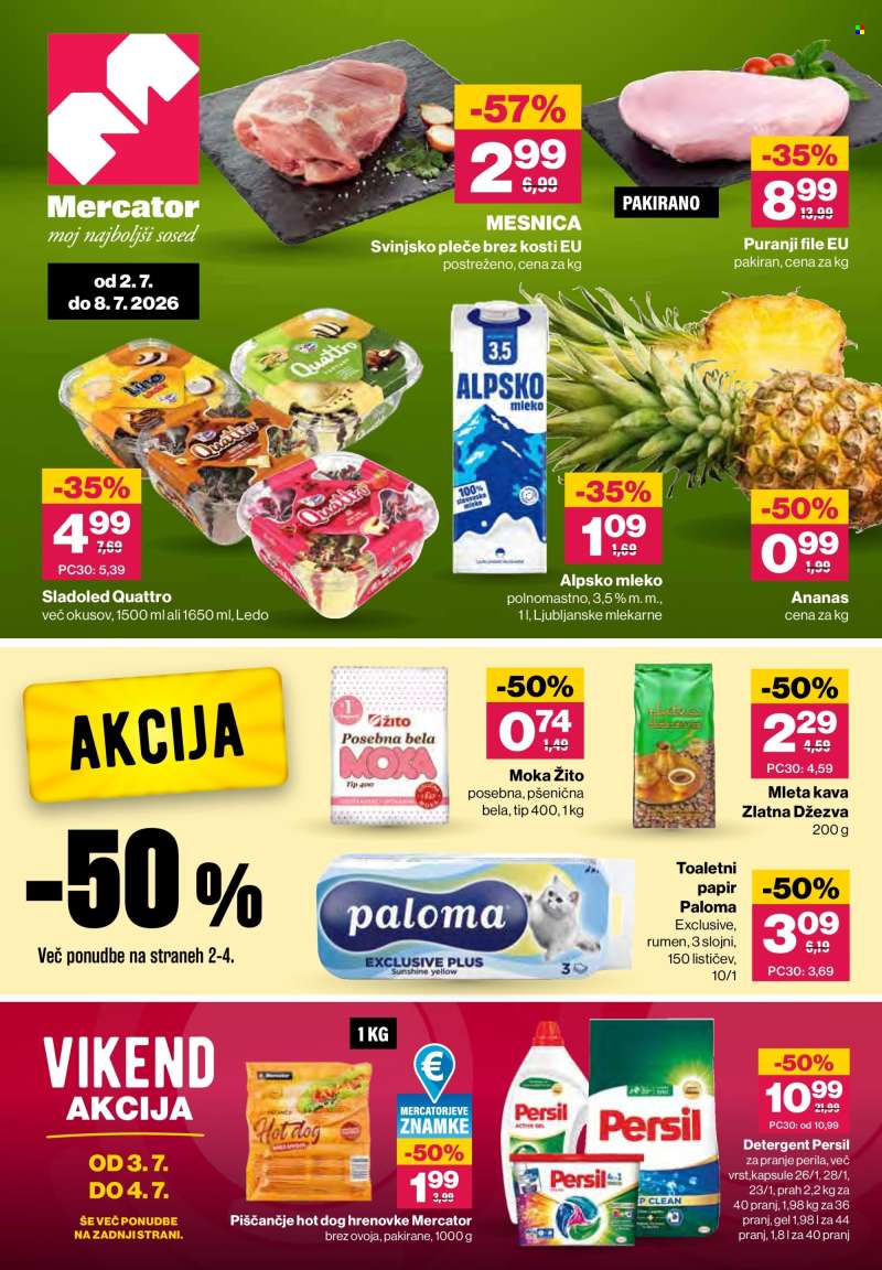Mercator katalog - 2.7.2026 - 8.7.2026.