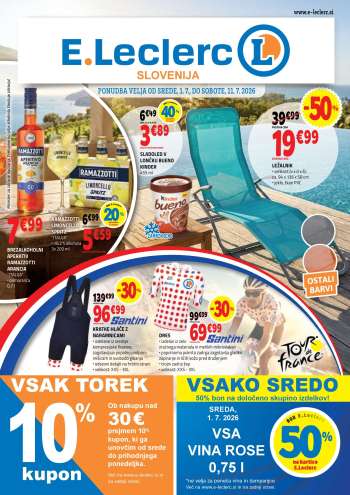 E.Leclerc katalog - 1.7.2026 - 11.7.2026.