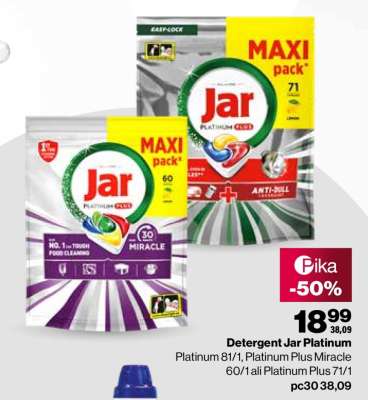 Detergent Jar Platinum