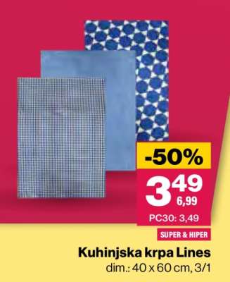 Kuhinjska krpa Lines
