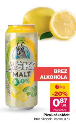 Pivo Laško Malt