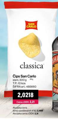 Čips San Carlo