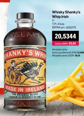 Whisky Shanky's Whip Irish