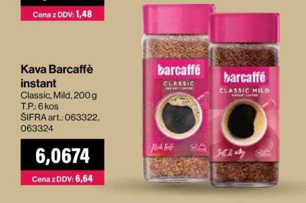 Kava Barcaffé instant