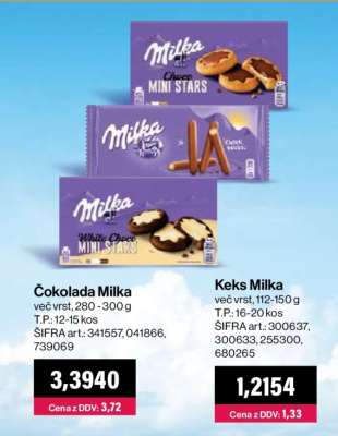 ČOKOLADA MILKA