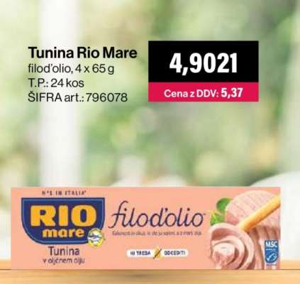TUNINA RIO MARE