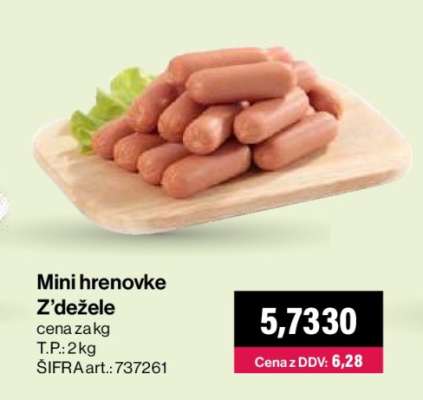 Mini hrenovke Z'dežele