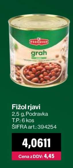 Fižol rjavi