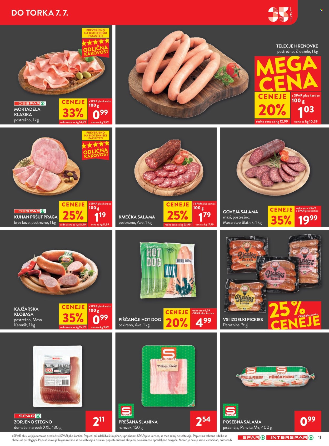 SPAR katalog - 1.7.2026 - 14.7.2026. Stran 11