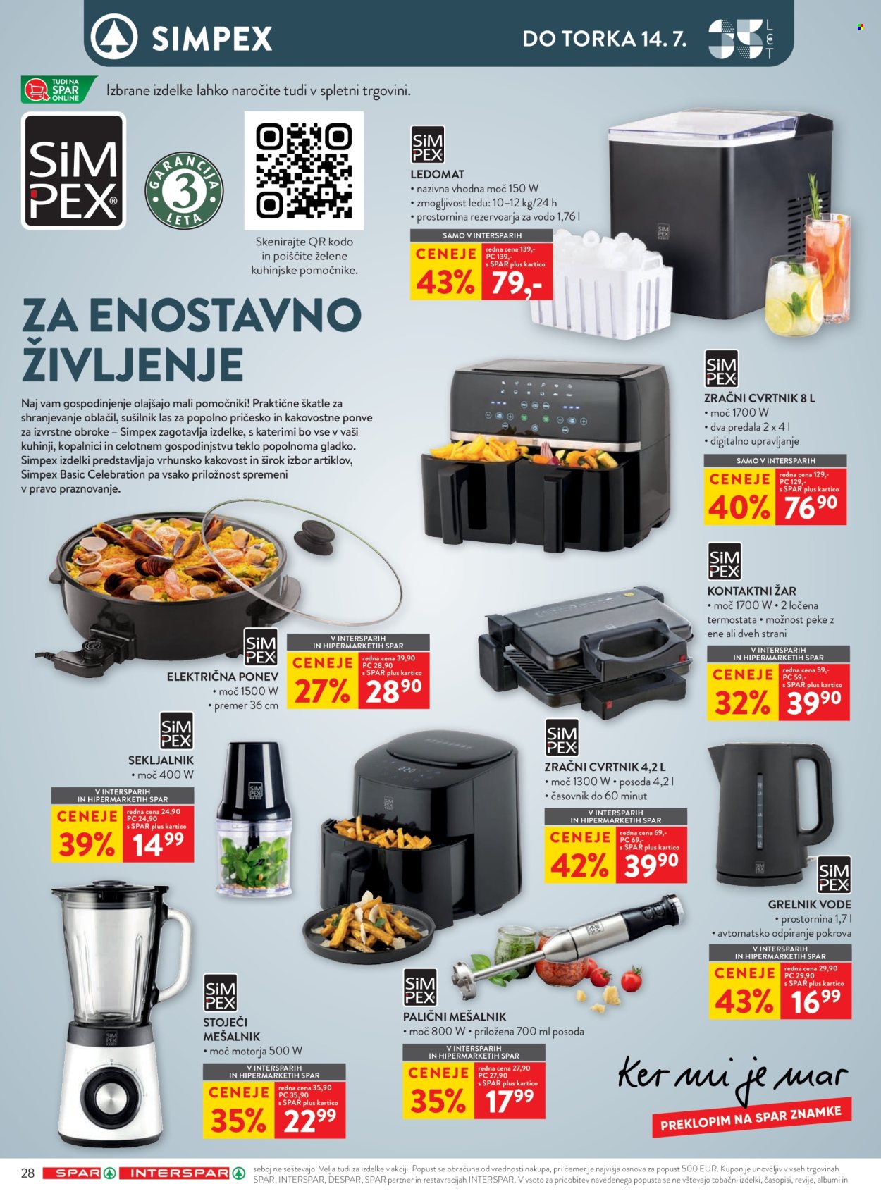 SPAR katalog - 1.7.2026 - 14.7.2026. Stran 38