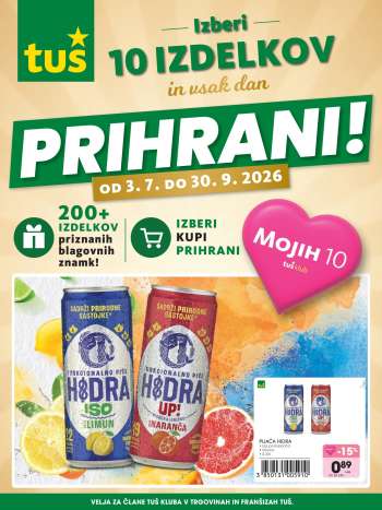 Tuš katalog - 3.7.2026 - 30.9.2026.