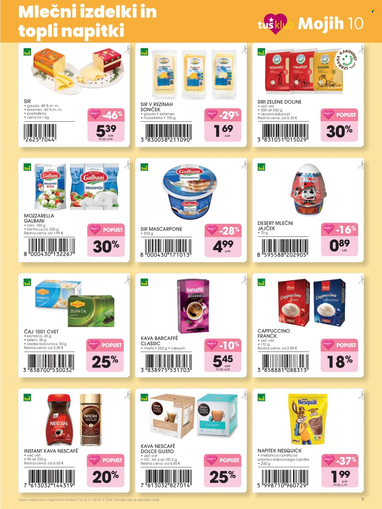 Tuš katalog - 3.7.2026 - 30.9.2026. Stran 9
