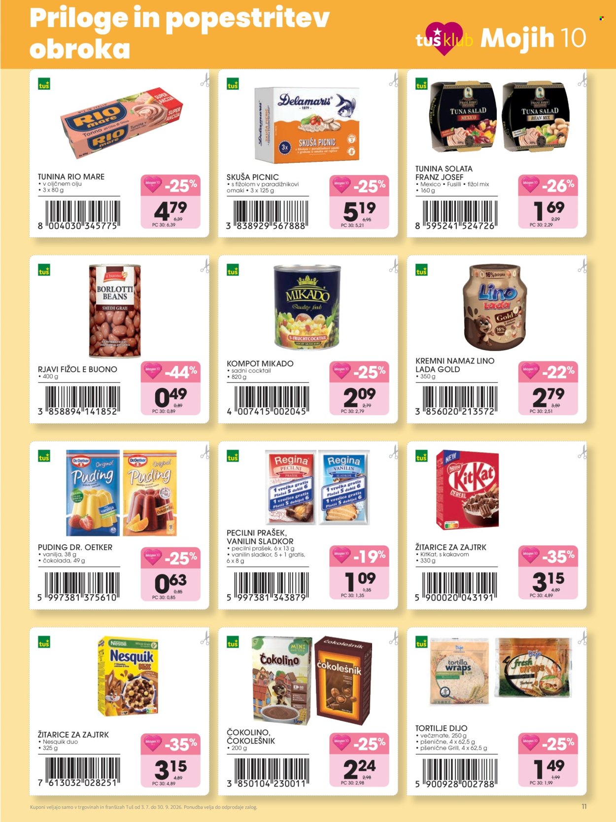 Tuš katalog - 3.7.2026 - 30.9.2026. Stran 11