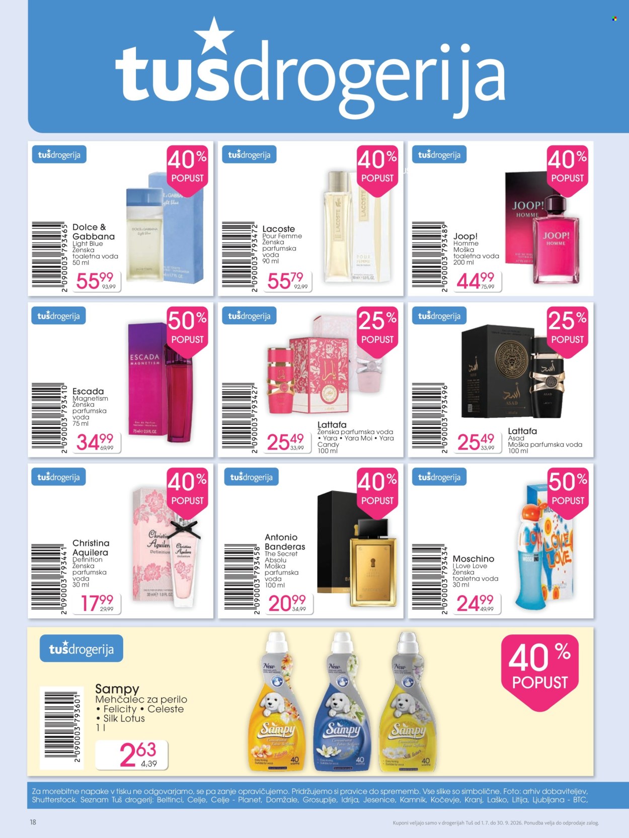 Tuš katalog - 3.7.2026 - 30.9.2026. Stran 18