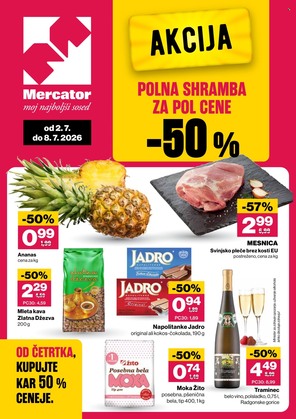 Mercator katalog - 2.7.2026 - 8.7.2026. Stran 1