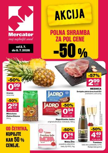 Mercator katalog - 2.7.2026 - 8.7.2026.