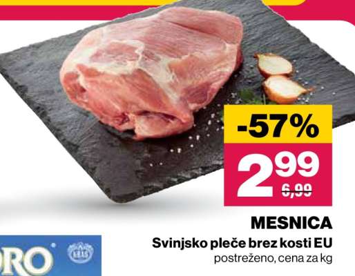 MESNICA Svinjsko pleče brez kosti EU