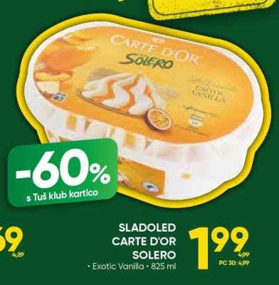 Sladoled Carte D'Or Solero