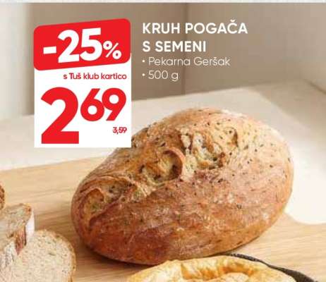 Kruh Pogača s Semeni