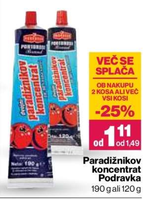 PARADIŽNIKOV KONCENTRAT PODRAVKA