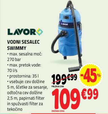 Vodni sesalec Swimmy