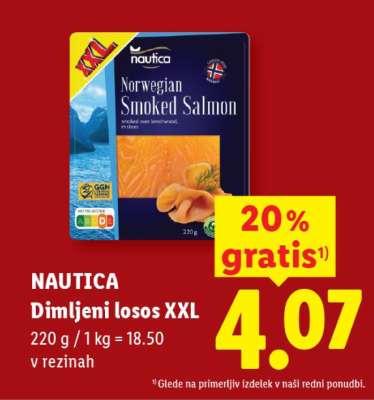 NAUTICA Dimljeni losos XXL