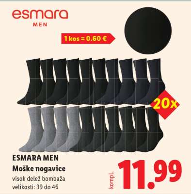 ESMARA MEN Moške nogavice