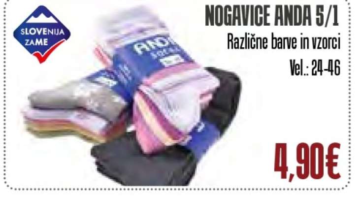 NOGAVICE ANDA 5/1
