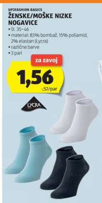 Ženske/Moške Nizke Nogavice