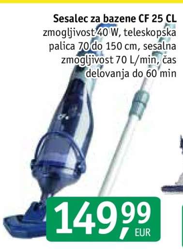 Sesalec za bazene CF 25 CL