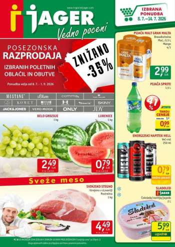 JAGER katalog - 8.7.2026 - 14.7.2026.